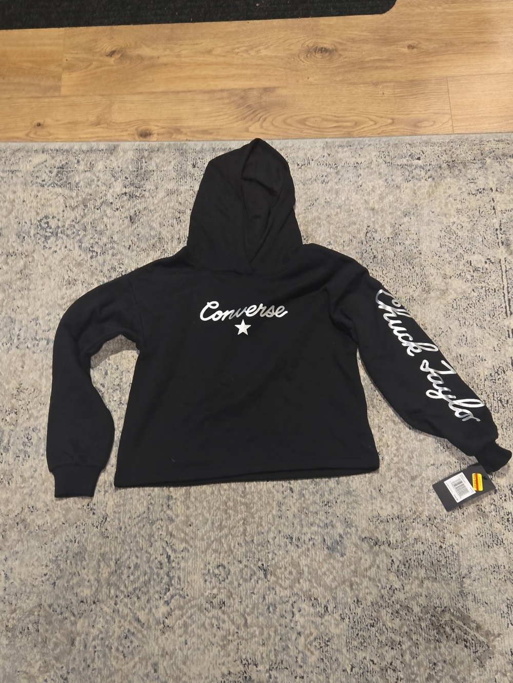 Converse Black Logo Hoodie